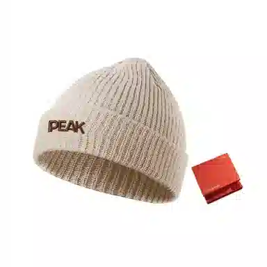 匹克 休闲简约潮流保暖防静电 腈纶 绒线帽 男女同款情侣款