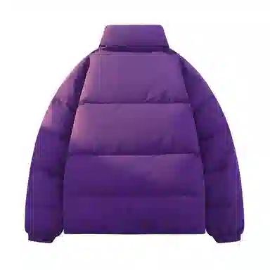 鸭鸭 经典暖冬系列 简约字母印花设计感青少年纯色基础款学生党好物户外通勤宽松休闲百搭防寒保暖羽绒服 男女同款