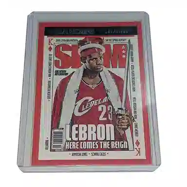 PANINI NBA Hoops LeBron James SLAM.