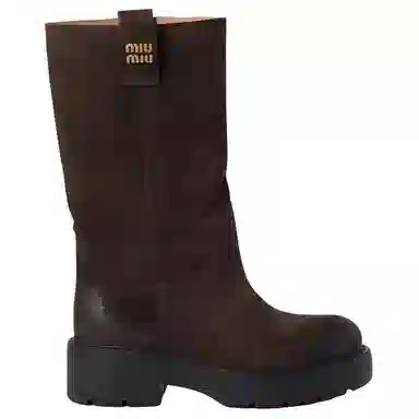 Miu Miu Suede Ankle Boots