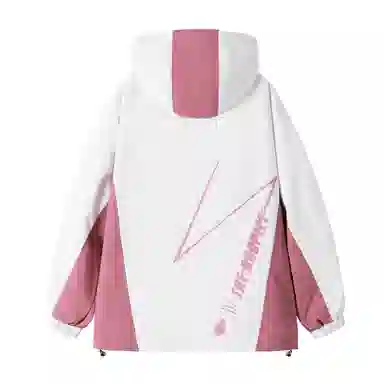 三体  文明水滴圣母眼泪系列 基础款字母印花连帽  防水防风冲锋衣 男女同款