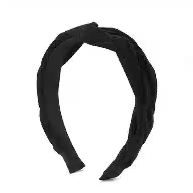 如花梦 时尚麻花辫宽边头饰 布艺 外出百搭秋冬季气质发卡高颅顶头箍发箍 女款