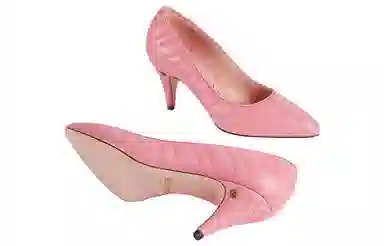 Gucci Quilted Pink Heels