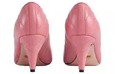 Gucci Quilted Pink Heels