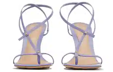 Bottega Veneta Stretch Sandals Purple