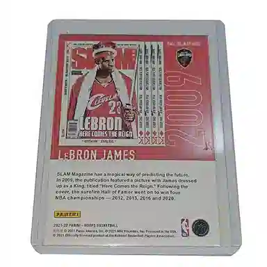 PANINI NBA Hoops LeBron James SLAM.