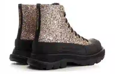 Alexander McQueen Tread Slick Gold