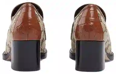 Gucci Interlocking GG Heels Brown