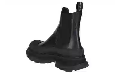 Alexander McQueen Tread Slick Chelsea Boots Black