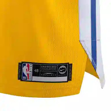 Nike NBA Jersey Golden State Warriors Curry Yellow