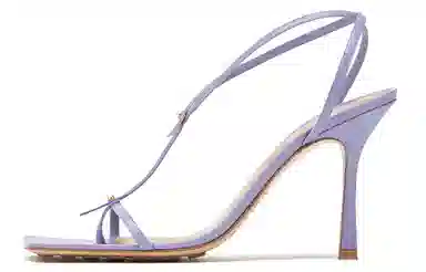 Bottega Veneta Stretch Sandals Purple