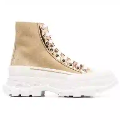 Alexander McQueen Tread Slick Gold