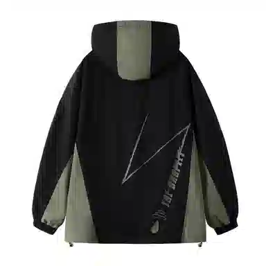 三体  文明水滴圣母眼泪系列 基础款字母印花连帽  防水防风冲锋衣 男女同款