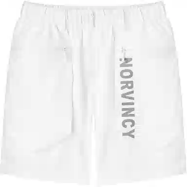 NORVINCY Printed Logo Cargo Shorts
