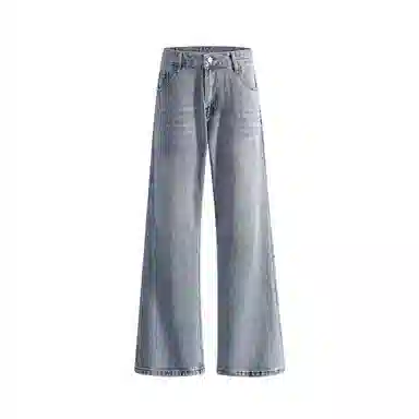 PANDA ADEVIL Straight Loose Jeans