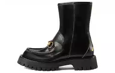 Gucci Horsebit Ankle Boots Black
