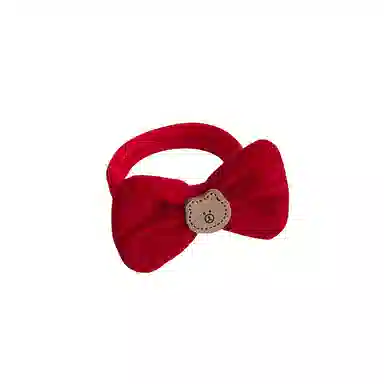 水中玉 过年红色喜庆高弹力可爱毛巾圈扎头发皮筋新年氛围感发圈发绳头饰 布艺 头绳 女款