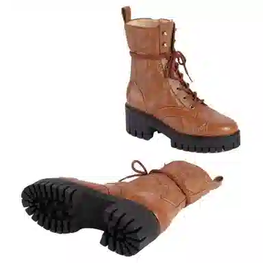 Gucci GG Short Boots Brown