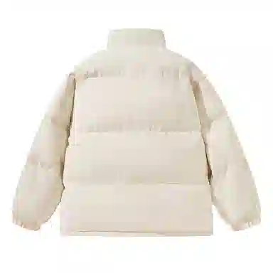 啄木鸟 纯色简约潮流宽松百搭立领加厚棉服 男女同款 深灰