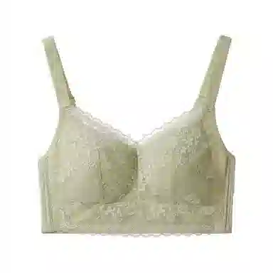 内在密码 薄款大胸显小法式蕾丝罩杯无钢圈聚拢防下垂文胸 女款