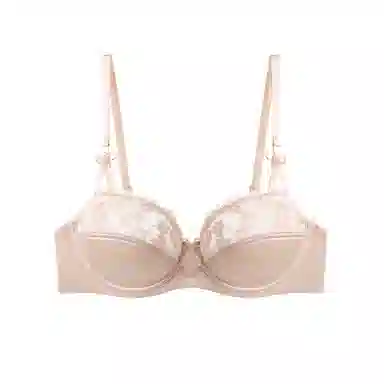 内在密码 半杯薄款大胸显小胸聚拢性感法式蕾丝低胸纯欲文胸 女款