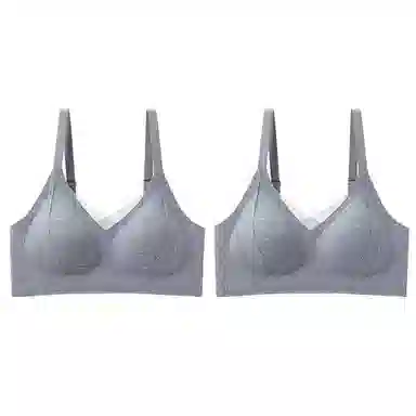 俞兆林 舒适大胸显小无痕收副乳聚拢调整防下垂无钢圈文胸 女款 组合装