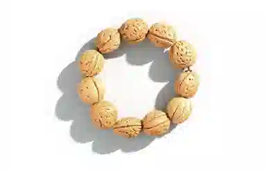 嘉福莱 小土豆 简约复古文玩盘串 素串佛珠小众民族风 桃核 手串 男女同款情侣款