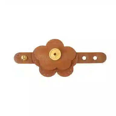 后鸟 一朵小红花花包包挂饰花朵配饰品真皮小众高级感新中式国潮古风复古个性本命年创意简约单手工制作好运 羊皮 挂件 男女同款情侣款