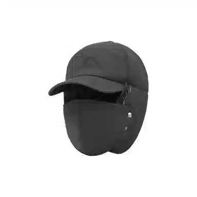 梦特娇 秋冬纯色小山刺绣口罩可拆卸户外骑车防寒护耳 涤纶 雷锋帽 男女同款情侣款