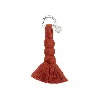 后鸟 无忧小扫帚烦恼都快走包包挂饰配饰品钥匙扣链小众本命年新中式国潮古风高级感简约个性创意趣味好运 绵羊毛 挂件 男女同款情侣款