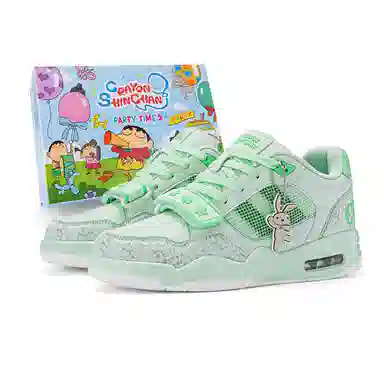 Crayon Shinchan Retro Basketball Shoes Blue