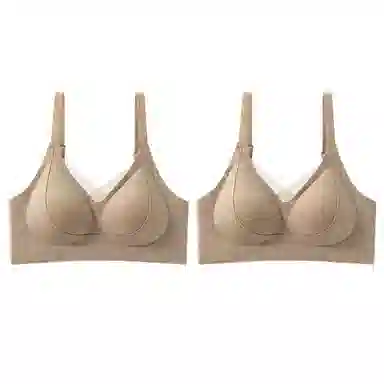 俞兆林 舒适提拉暖肌大胸显小无痕收副乳聚拢调整防下垂无钢圈文胸 女款 组合装