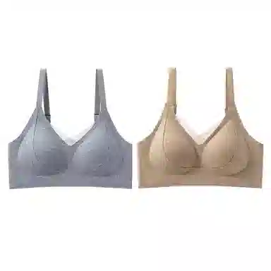 俞兆林 提拉暖肌大胸显小无痕收副乳聚拢调整防下垂无钢圈薄款文胸 女款 组合装