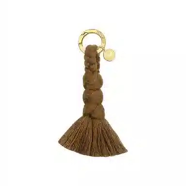 后鸟 无忧小扫帚烦恼都快走包包挂饰配饰品钥匙扣链小众本命年新中式国潮古风高级感简约个性创意趣味好运 绵羊毛 挂件 男女同款情侣款