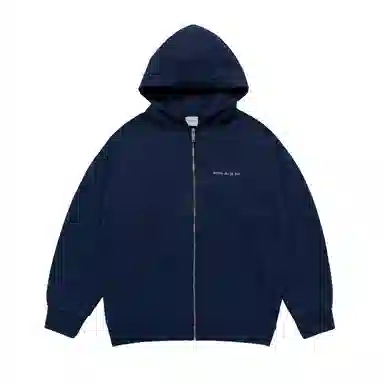 acme de la vie ADLV FW24 Zip Hoodie Navy