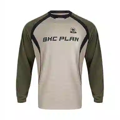 BKCXZICE Letter Patch Basketball Long Sleeve Tee