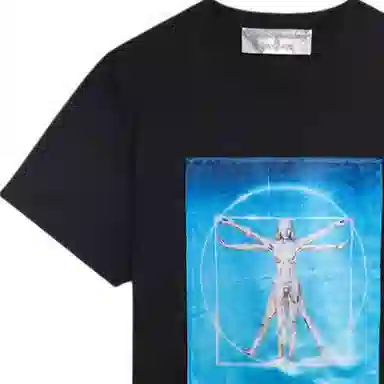 Stella McCartney Vitruvian Oversized Organic Cotton T-Shirt T