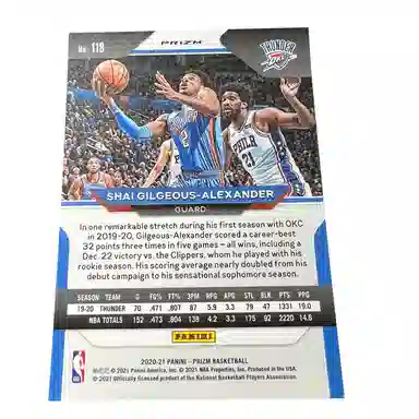 PANINI SGA prizm