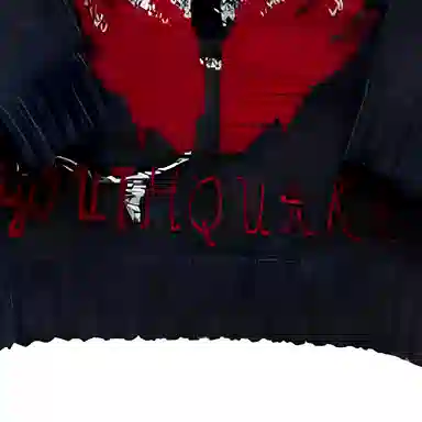 DIOR FW22 Loose Letter Print Sweatshirt Dark Grey