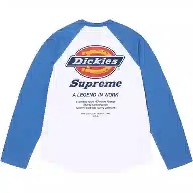 Supreme x Dickies Raglan L/S Top