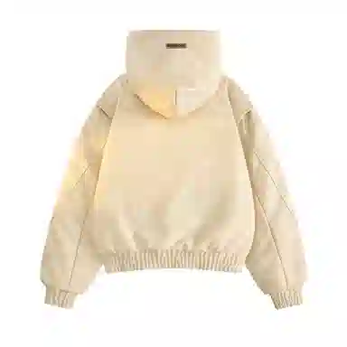 ROBINHOOD Hooded Leather Jacket