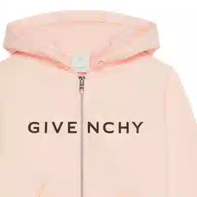 GIVENCHY Hooded Cardigan In Fleece