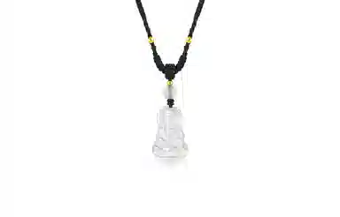 中国珠宝 观音 新中式国潮温婉大气优雅精致简约日常百搭 幸福美满吉祥如意 好运锁骨链 玉髓 项链 男女同款情侣款