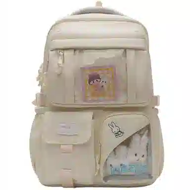 垣途者 书包学生可爱日系软妹背包 帆布 帆布包双肩包 常规 女款 多色