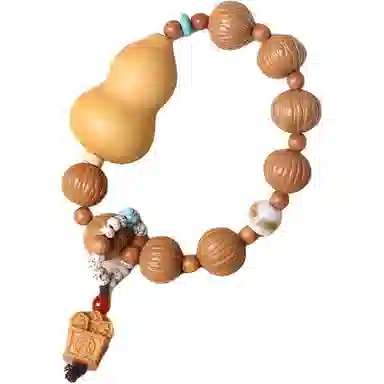 書卓 葫芦 猴头 上上签 新中式招财转运福禄百搭#好运 檀木 手串 男女同款情侣款