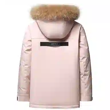 鸭鸭 蓝钻系列 中青年时尚韩版休闲百搭连帽宽松户外运动防寒保暖中长款羽绒服 男女同款