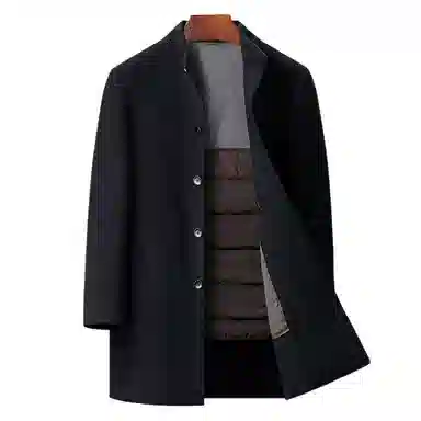 Devanro Wool Coat Black