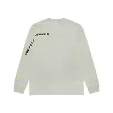 Aape FW24 Crewneck Long Sleeve Tee White