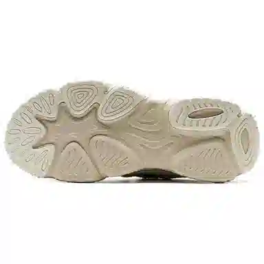 特步 舒适百搭 防滑耐磨 低帮 生活休闲鞋 男款 茶米色