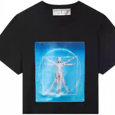 Stella McCartney Vitruvian Oversized Organic Cotton T-Shirt T